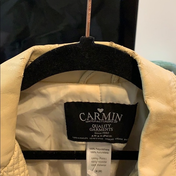 Tan leather jacket - Picture 5 of 5